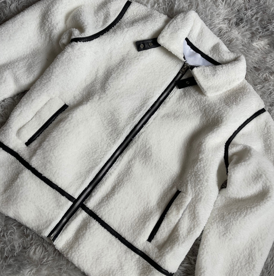 Chaqueta Fluffly White